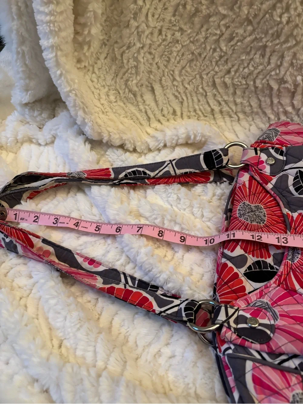 Vera Bradley fabric shoulder bag